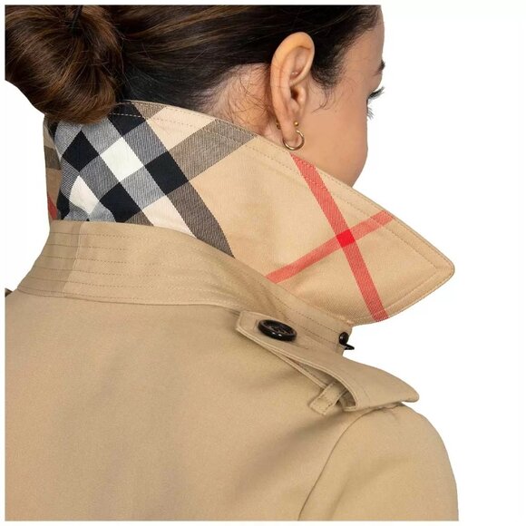 BURBERRY Harbourne Trench Coat Honey Size 2 - Picture 6 of 16